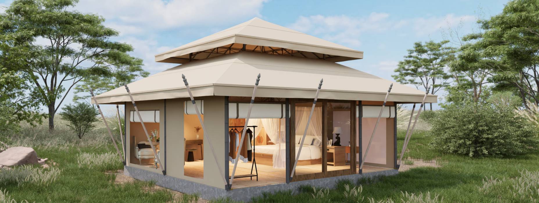 花都区户外野奢帐篷